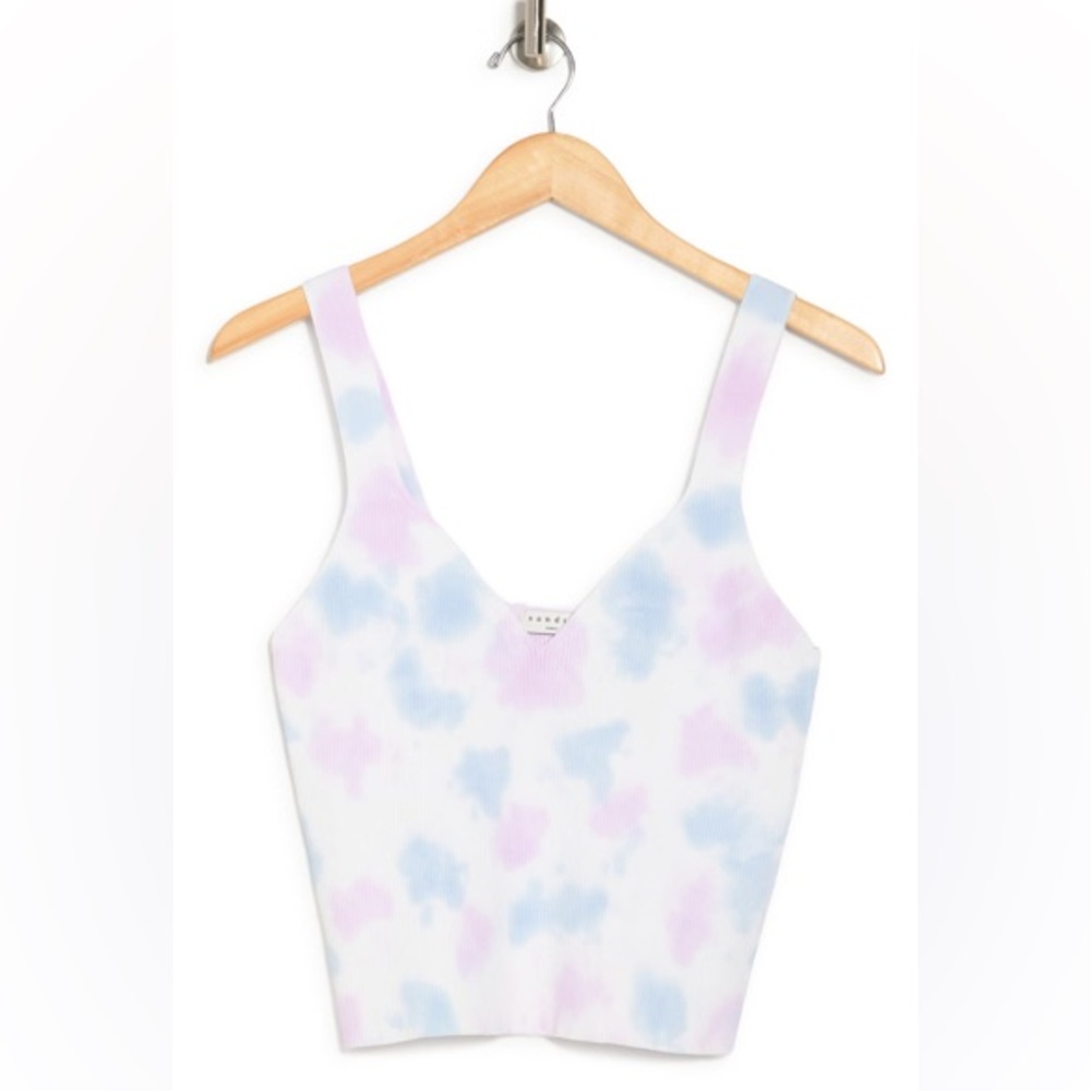 Sandro Tie Dye Crop Top EU 1 NWOT